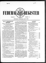 Thumbnail for File:Federal Register 1948-06-09- Vol 13 Iss 112 (IA sim federal-register-find 1948-06-09 13 112).pdf