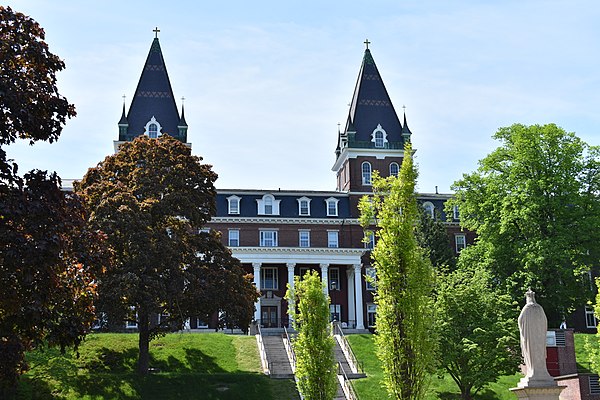Fenwick Hall, named after Benedict Joseph Fenwick, is the college's flagship building