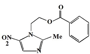 Figure. 1.1. Structure of Metronidazole benzoate.jpg