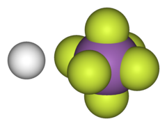 Acid Fluoroantimonic: Tính acid, Phản ứng, Ứng dụng