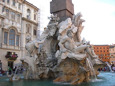 Fountain of the Four Rivers, Rome (1648-1651)