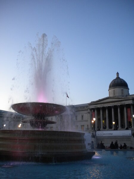 File:Fountain and the National Gallery, Trafalgar Square - geograph.org.uk - 1587467.jpg