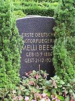 Melli Beese's grave