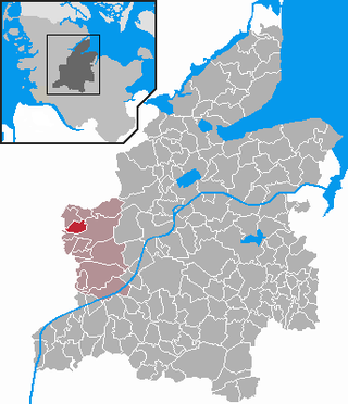 Poziția  Friedrichsholm pe harta districtului Rendsburg-Eckernförde