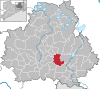 Location of the municipality of Göda in the district of Bautzen