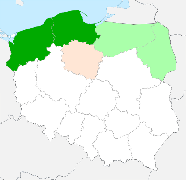 File:Gagea spathacea distribution in Poland.svg