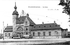 Gare de Schaerbeek (à sa construction)