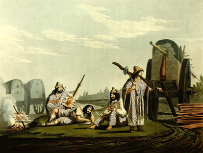 Tucumán gauchos visiting Buenos Aires c.1818