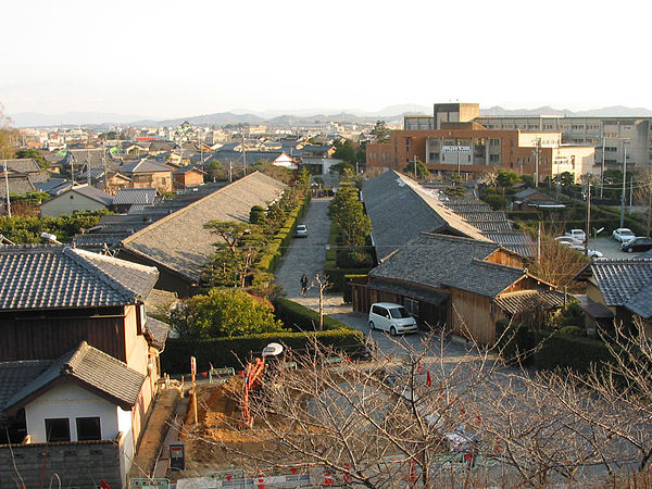 Traditional street in central Matsusaka