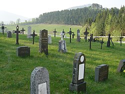 Cementerio en Gjemnes (Noruega)