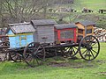 English: Beehives on wxposition in Gruczno, Poland Polski: ule na wystawie Towarzystwa Przyjaciół Dolnej Wisły w Grucznie, kujawsko-pomorskie