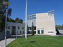 Moderne Kirche der Kirchengemeinde Hämeenkylä