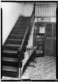 HALL AND STAIRWAY, FACING FRONT DOOR - Webb-Alexander House, 309 Main Street, Eutaw, Greene County, AL HABS ALA,32-EUTA,7-3.tif