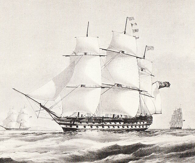 Collingwood, Markham's first ship