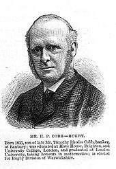 Henry Peyton Cobb; Member of Parliament for Rugby 1885-1895 H P Cobb.jpg