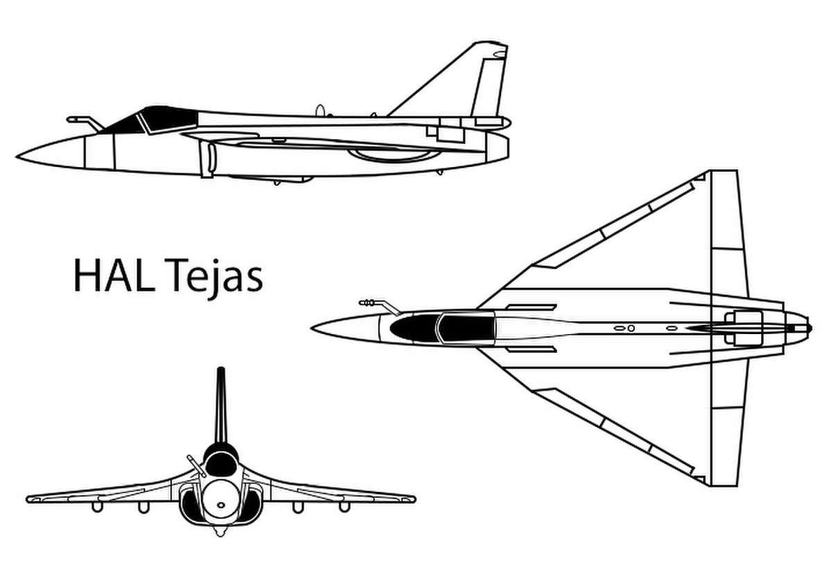 HAL Tejas drawing