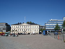 Praça do mercado no centro da cidade