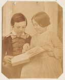 Harry and Amy Dillwyn (children of Lewis Llewelyn Dillwyn) by M. D. 1853 (3947813464).jpg