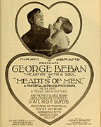 Cartel de Hearts of Men (1919)