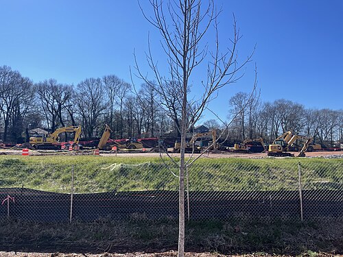 Machinery along the Atlanta Beltline