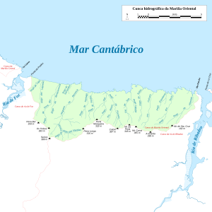 Hidrografía Galicia Cunca Mariña Oriental gl.png