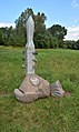 Skulptur „Friedensstein“ am Kulturpfad „Steine ohne Grenzen“