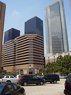 Houston Center building complex in Houston, Texas