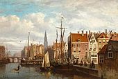 A view of Amsterdam, c. 1880