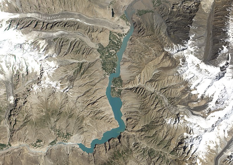 File:Hunza Valley Landslide Lake (cropped).jpg