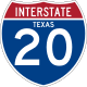 Interstate 20 in Texas