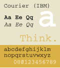 Thumbnail for Courier (typeface)