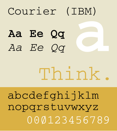 Courier (typeface)