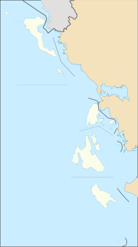 Isla Arkoudi ubicada en Islas Jónicas