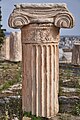 Remains of a fluted Ionic column at the Temple of Rome and Augustus on the Acropolis of Athens, 1st cent. B.C.