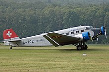 Verunglückte Ju 52 HB-HOT