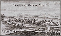Fortrose ("Channery") in an 18th-century Jacobian broadside Jacobite broadside - Channery Town in Ross.jpg