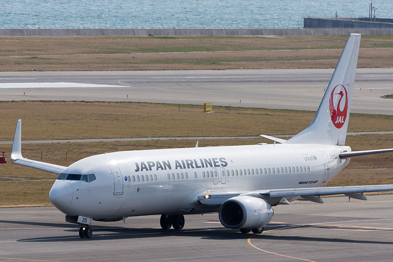 File:Japan Air Lines ,JL897 ,Boeing 737-846 ,JA315J ,Departed to Shanghai ,Kansai Airport (16809159811).jpg