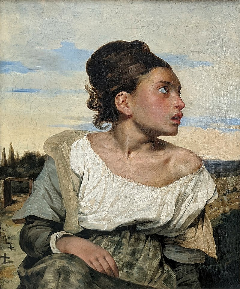 Artiste Eugène Delacroix Année Vers 1824 Type Huile sur toile Dimensions (H × L) 65 5 cm × 54 3 cm Localisation Musée du Louvre, Paris