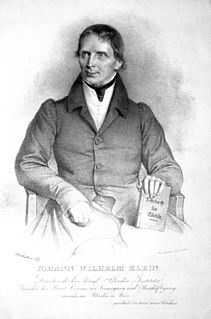 Johann Wilhelm Klein German educationist