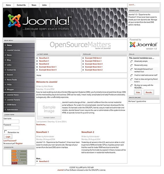 Создание сайтов на joomla в беларуси