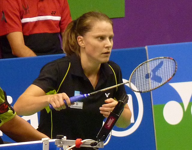 Schenk at 2010 BWF World Championships