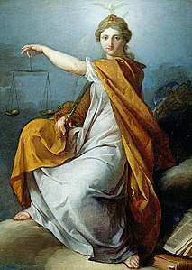 Justice par Pierre Subleyras (1699-1749).