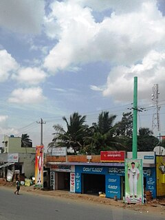 Kadakola Town in Karnataka, India