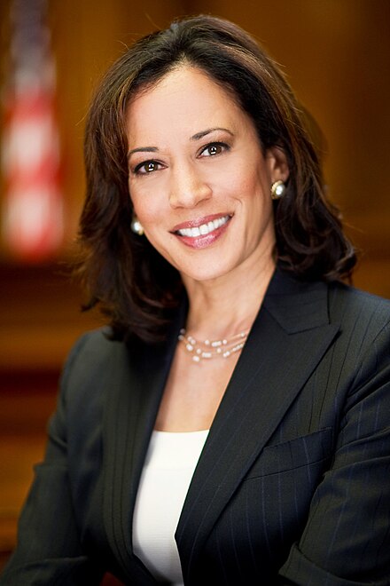 Harris's official Attorney General portrait