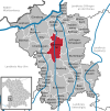 Lage der Gemeinde Kammeltal im Landkreis Günzburg