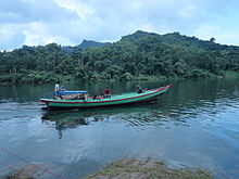 Boat on Kaptai Lake
