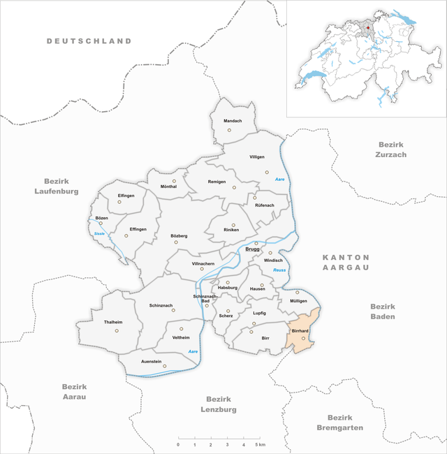 Birrhard - Localizazion