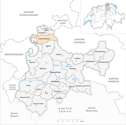 Laufen-Uhwiesen – Mappa