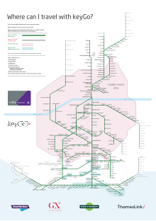 Map showing keyGo validity across Govia Thameslink Railway's network since June 2019. KeyGo map (June 2019).svg