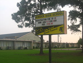 Kinder High School in Kinder, LA IMG 1073.JPG
